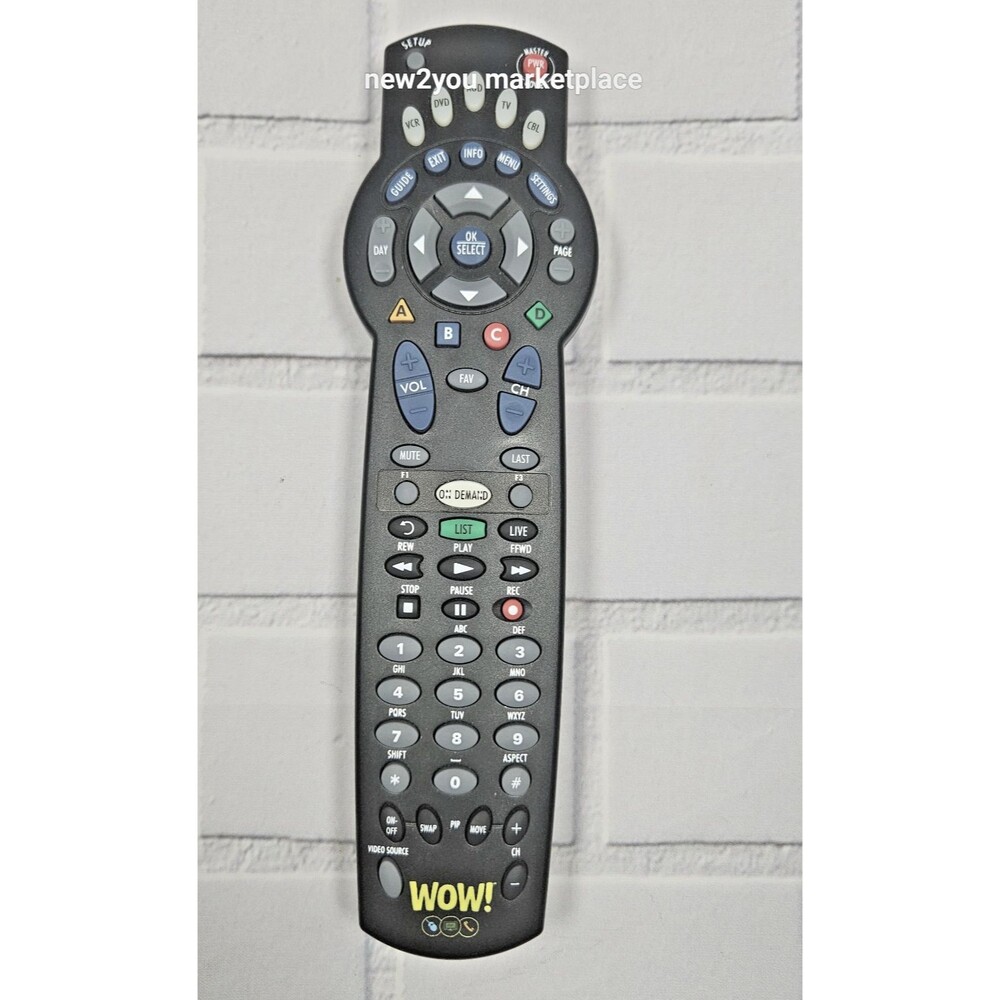 Cable One Remote Control 1056B03 Universal Cable On Demand TV DVD VCR Shows